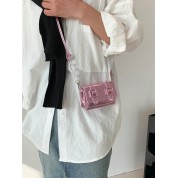 Black And Pink Crossbody Bag