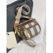 Chest Sling Shoulder Bag Zipper Strap