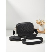 Black Pouch Cross Body Bag