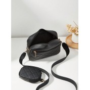 Black Pouch Cross Body Bag