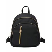 Waterproof Black Backpack For School