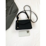 Leather Flap Over Shoulder Bag