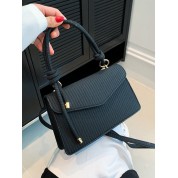 Leather Flap Over Shoulder Bag