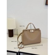 Small Simple Leather Crossbody Bag