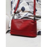 Leather Tote Bag With Zipper And Compartments