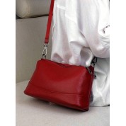 Leather Tote Bag With Zipper And Compartments