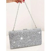 Shoulder Bag With Silver Chain