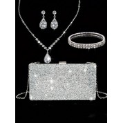 Shoulder Bag With Silver Chain