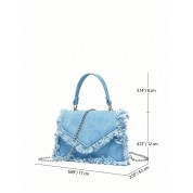 Baby Blue Color Crossbody Bag