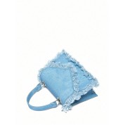 Baby Blue Color Crossbody Bag