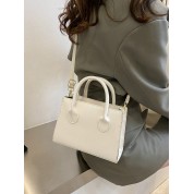 White Mini Bag With Handle