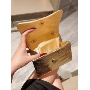 Gold Metallic Clutch Evening Bag