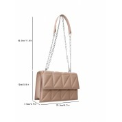 Gold Chain Shoulder Bag Quilted