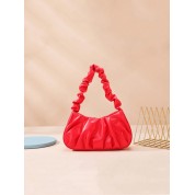 Red And Black Leather Shoulder Bag