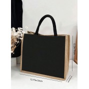 Black And Rose Gold Tote Bag