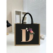 Black And Rose Gold Tote Bag