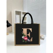 Black And Rose Gold Tote Bag