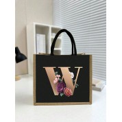 Black And Rose Gold Tote Bag