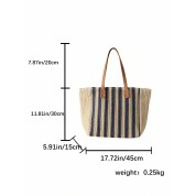 Navy Blue Large Tote Bag