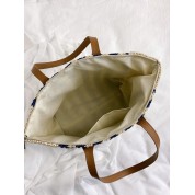 Navy Blue Large Tote Bag