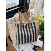 Navy Blue Large Tote Bag