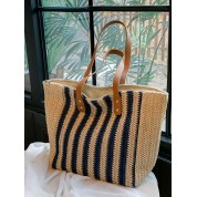 Navy Blue Large Tote Bag