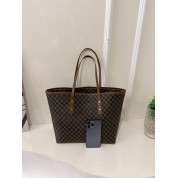 Large Vegan Leather Tote Bag