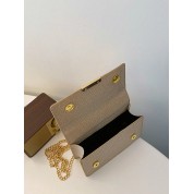 Gold Evening Bag With Chain