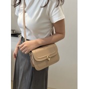 Flap Pouch Leather Shoulder Bag