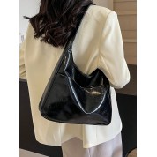 Black Leather Shoulder Strap For Handbag