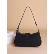 Coach Leather And Suede Shoulder Bag