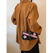 Coach Leather And Suede Shoulder Bag