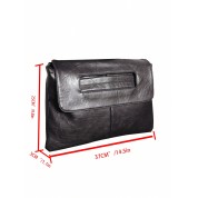 Black Clutch With Shoulder Strap