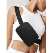 Plain Black Small Crossbody Bag