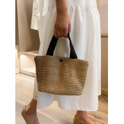 A New Day Straw Bag