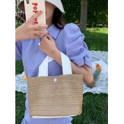 A New Day Straw Bag