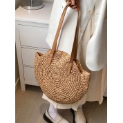 Brown Shopping Bag With Handles