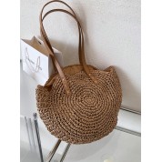 Brown Shopping Bag With Handles