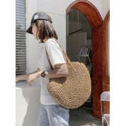 Brown Shopping Bag With Handles