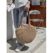 Brown Shopping Bag With Handles