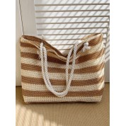 Straw Bag With Shoulder Strap