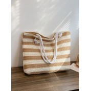 Straw Bag With Shoulder Strap