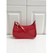 Large Red Leather Shoulder Bag