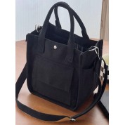 Multi Pocket Canvas Tote Bag