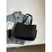 Extra Large Black Canvas Tote Bag