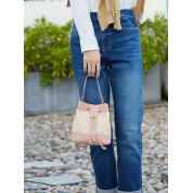 Leather Top Handle Crossbody Bag