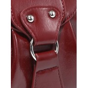 Leather Shopper Bag With Zipper