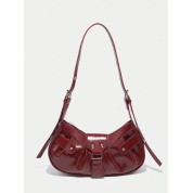 Leather Shopper Bag With Zipper