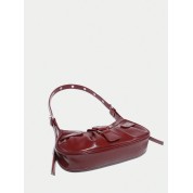 Leather Shopper Bag With Zipper