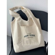 Canvas Tote Bag With Long Handles